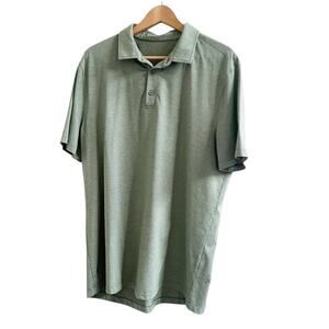 Lululemon Men’s Evolution Short Sleeve Polo Medium Willow Green Large